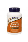 NOW Foods Papaya Enzymy tabletki do ssania - 180 tabletek
