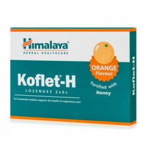 Himalaya Koflet-H smak pomarańczowy (Ból gardła)