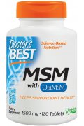 DOCTOR'S BEST MSM OptiMSM 1500mg - 120 tabletek