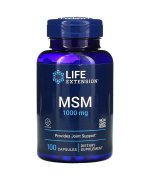 Life Extension MSM, 1000mg - 100 kapsułek