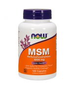 NOW FOODS MSM 1000mg - 120 kapsułek