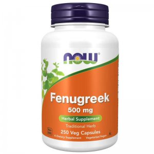 NOW FOODS Fenugreek (Kozieradka) 500mg