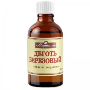 Kosmetyki Rosyjskie Dziegieć brzozowy (Skóra na głowie) 40ml