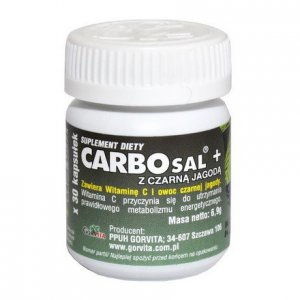 GORVITA Carbosal Plus z czarną jagodą