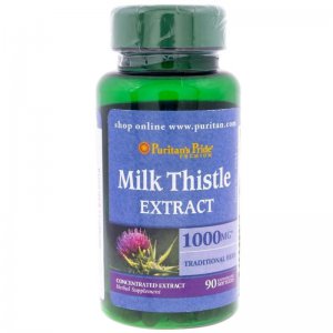 PURITAN'S PRIDE Milk Thistle (Ostropest plamisty) 1000mg