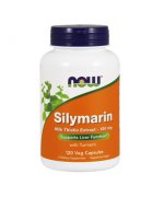NOW FOODS Silymarin (Ostropest) & Turmeric (Kurkuma) 150mg - 120 kapsułek