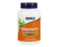 NOW FOODS Silymarin (Ostropest) & Turmeric (Kurkuma) 150mg