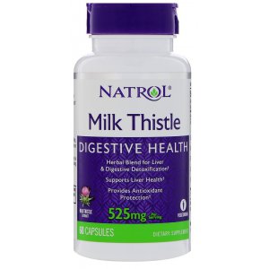 Natrol Milk Thistle, 525mg Ostropest Plamisty