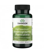 SWANSON Full Spectrum Andrographis Paniculata (Brodziuszka wiechowata) 400mg - 60 kapsułek