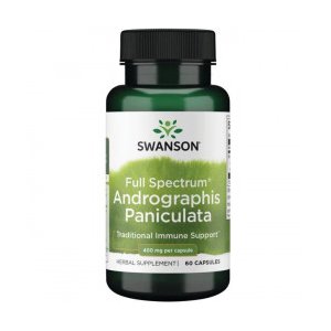 SWANSON Full Spectrum Andrographis Paniculata (Brodziuszka wiechowata) 400mg