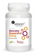 Aliness Naturalny Resweratrol Veri-Te 250mg  - 60 kapsułek