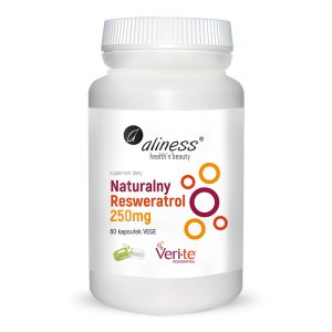 Aliness Naturalny Resweratrol Veri-Te 250mg 