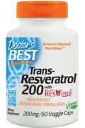 Doctor's Best Trans Resweratrol with ResVinol-25 200mg - 60 kapsułek