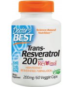 Doctor's Best Trans Resweratrol with ResVinol-25 200mg - 60 kapsułek