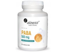 Aliness PABA (kwas p-aminobenzoesowy) 500mg 
