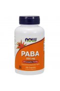 NOW PABA (Kwas p-aminobenzoesowy) 500mg - 100 kapsułek