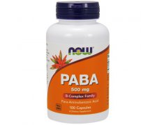 NOW FOODS PABA (Kwas p-aminobenzoesowy) 500mg