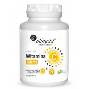 Aliness Witamina C 500 mg, microactive 12h VEGE