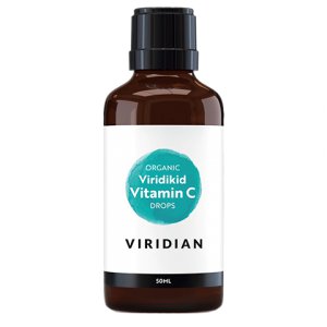 Viridian Viridikid Ekologiczna Witamina C w kropelkach dla dzieci