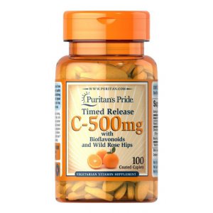 PURITANS PRIDE Witamina C o przedłużonym działaniu 500mg