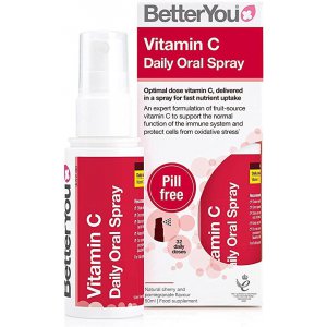 BetterYou Vitamin C Daily Oral Spray, Natural Cherry and Pomegranate witamina C