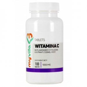 MYVITA Witamina C 1000mg + bioflawonoidy + Dzika Róża