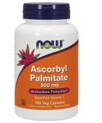 NOW FOODS Palmitynian Askorbylu 500 mg - zestryfikowana witamina C - 100 kapsułek
