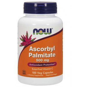 NOW FOODS Palmitynian Askorbylu 500 mg - zestryfikowana witamina C