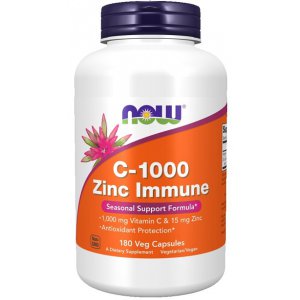Now Foods C-1000 Zinc Immune - układ odpornościowy