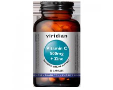 Viridian Witamina C 500mg z Cynkiem