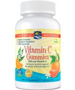 Nordic Naturals Witamina C Gummies, 250mg żelki mandarynka - 120 żelek