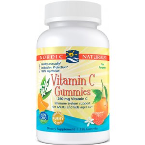 Nordic Naturals Witamina C Gummies, 250mg żelki mandarynka