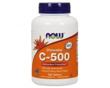 Now Foods C-500 do ssania smak wiśniowy