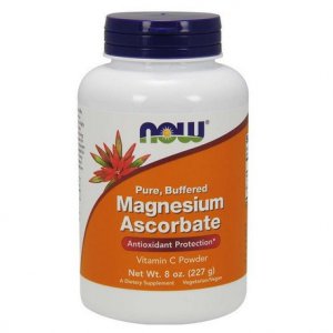 NOW FOODS Askorbinian magnezu proszek 227g - witamina C