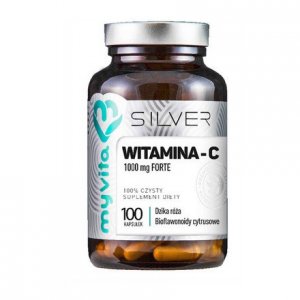MYVITA Silver Pure 100% Witamina C 1000mg z dziką różą i bioflawonoidami