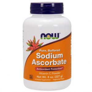 NOW Foods Askorbinian sodu (Witamina C) 227g