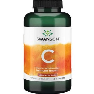 Swanson witamina C + Dzika róża, 1000mg