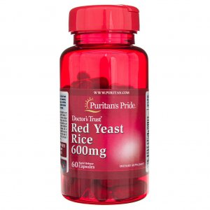 PURITAN`S PRIDE Red Yeast Rice (czerwony ryż) 600mg