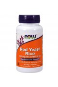 NOW FOODS Red Yeast Rice with CoQ10 ( czerwony ryż, koenzym Q10) 600mg - 60 kapsułek
