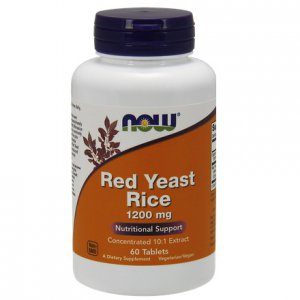NOW FOODS Red Yeast Rice Extract (czerwony ryż) 1200mg