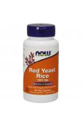 NOW FOODS Red Yeast Rice (czerwony ryż) 600mg - 60 kapsułek