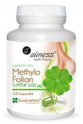 Aliness Methylo Folian 5-MTHF 600 µg 100 kapsułek VEGE - 100 kapsułek