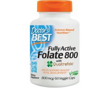 DOCTOR'S BEST Fully Active Folate 800 with Quatrefolic - Kwas foliowy 800mcg