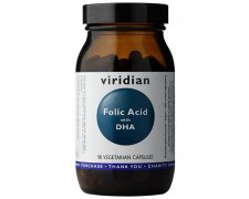 VIRIDIAN Kwas Foliowy z DHA 90