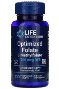 Life Extension Kwas foliowy - Optimized Folate - 100 tabletek