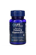 Life Extension BioActive Folate & Vitamin B12 - 90 kapsułek
