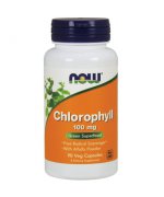 NOW FOODS Chlorophyll (Chlorofil) 100mg - 90 kapsułek