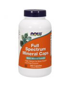 NOW FOODS Full Spectrum Minerals (Zestaw minerałów) - 240 kapsułek