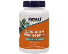 NOW FOODS Calcium & Magnesium 