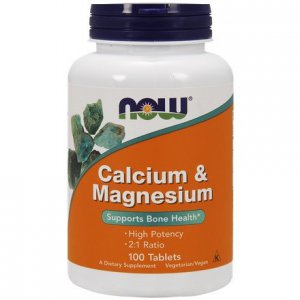 NOW FOODS Calcium & Magnesium 100 tabletek